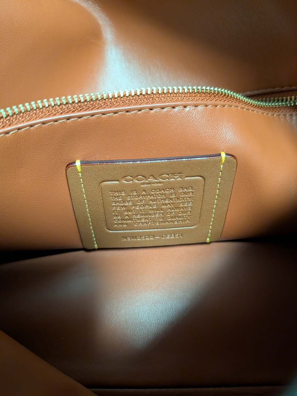 Coach Brown Suede Shoulder Bag - Picture 9 of 12